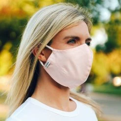 Pura Vida Bracelets Solid Blush Face Mask Best Sellers