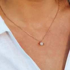 Pura Vida Bracelets Best Sellers Saturn Necklace & Earring Set