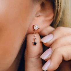 Pura Vida Bracelets Best Sellers Saturn Necklace & Earring Set