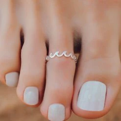 Pura Vida Bracelets Wave Band Toe Ring