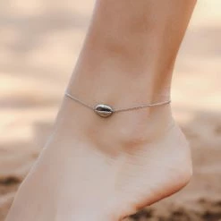 Pura Vida Bracelets Cowrie Chain Anklet Best Sellers