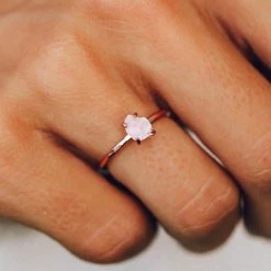 Fall 2019 Raw Crystal Ring + Earring Set Best Sellers