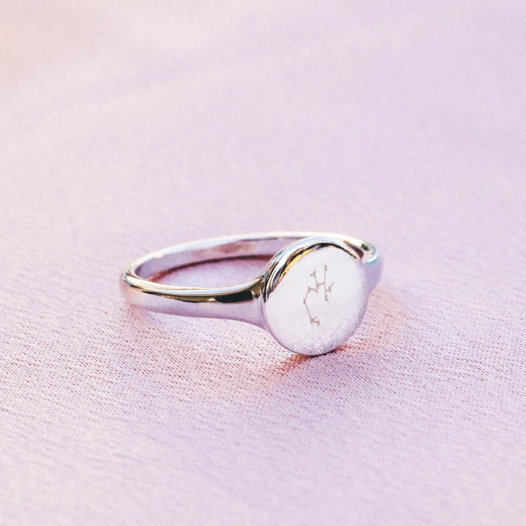 Buy 🎁 Pura Vida Bracelets Engravable Signet Ring Trending On TikTok ⭐ 7 Pura Vida Bracelets Engravable Signet Ring Trending On TikTok