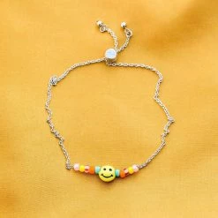 Spring 2021 Best Sellers Happy Face Slider Bracelet
