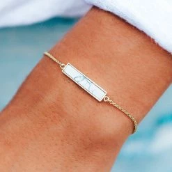 Pura Vida Bracelets Stone ID Bracelet