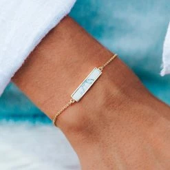 Pura Vida Bracelets Stone ID Bracelet