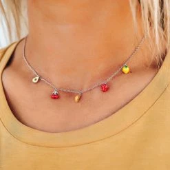 Promo ๐ Spring 2021 Best Sellers Fruit Charms Choker ๐ 7 Spring 2021 Best Sellers Fruit Charms Choker