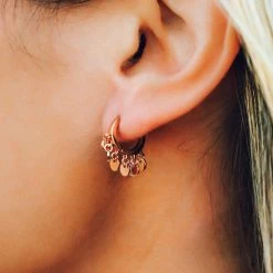 Spring 2021 Mini Coin Huggie Earrings