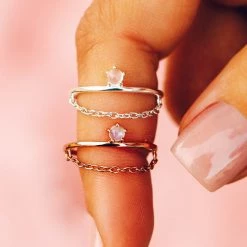 Spring 2021 Stone Chain Ring Best Sellers