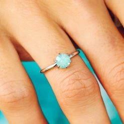 Spring 2021 Iridescent Stone Ring Best Sellers