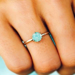 Spring 2021 Iridescent Stone Ring Best Sellers