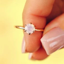 Spring 2021 Iridescent Stone Ring Best Sellers