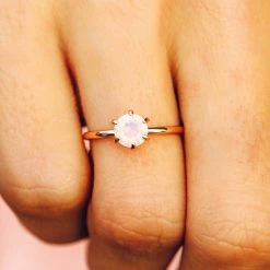 Spring 2021 Iridescent Stone Ring Best Sellers