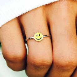 Hot Sale π₯ Spring 2021 Trending On TikTok Happy Face Ring π 8 Spring 2021 Trending On TikTok Happy Face Ring