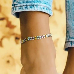 Best reviews of π Spring 2021 Rainbow Chevron Anklet Best Sellers π€© 8 Spring 2021 Rainbow Chevron Anklet Best Sellers