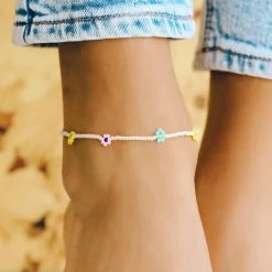 Spring 2021 Best Sellers Beaded Flower Anklet
