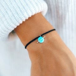 Pura Vida Bracelets Opal Saturn Charm Best Sellers