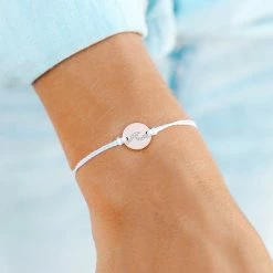 Pura Vida Bracelets Best Sellers Pave Wave Coin Charm