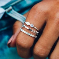Spring 2020 Best Sellers Meadow Ring Stack