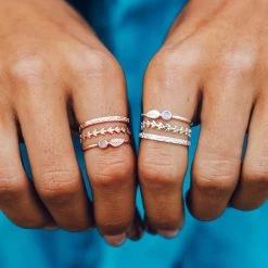 Spring 2020 Best Sellers Meadow Ring Stack