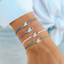Wholesale π Pura Vida Bracelets π© Mother Of Pearl Wave Charm π 17 Pura Vida Bracelets Mother Of Pearl Wave Charm