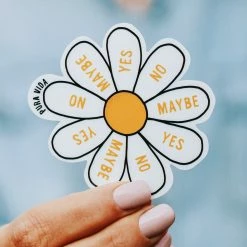 Spring 2020 Best Sellers Yes No Maybe So Sticker