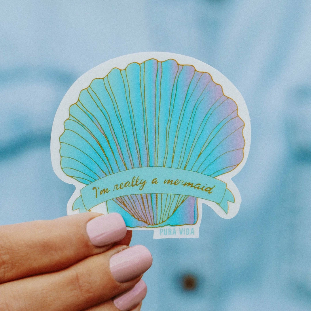 Cheap ✨ Spring 2020 Mermaid Shell Sticker Best Sellers ✔️ 4 Spring 2020 Mermaid Shell Sticker Best Sellers