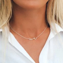 Deals ✨ Pura Vida Bracelets Best Sellers Pave Wave Necklace ⭐ 11 Pura Vida Bracelets Best Sellers Pave Wave Necklace