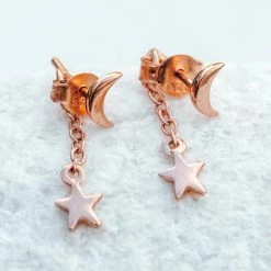 Pura Vida Bracelets Falling Stars Earring Set