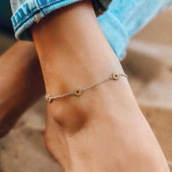 Pura Vida Bracelets Enamel Sunflower Anklet Best Sellers