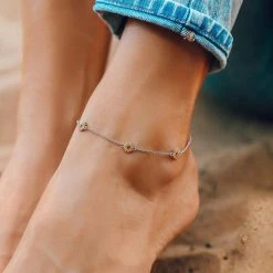 Pura Vida Bracelets Enamel Sunflower Anklet Best Sellers