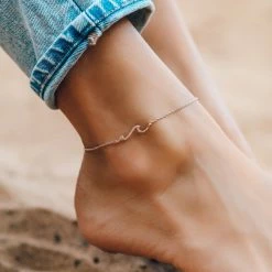 Pura Vida Bracelets Best Sellers Pave Wave Anklet
