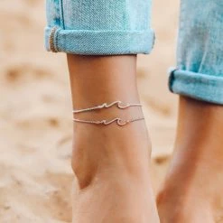 Pura Vida Bracelets Best Sellers Pave Wave Anklet