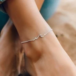 Pura Vida Bracelets Best Sellers Pave Wave Anklet