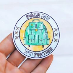 Spring 2020 Travel Further Sticker