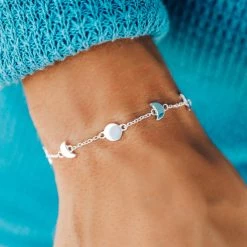 Pura Vida Bracelets Moon Phases Chain Bracelet