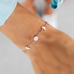 Pura Vida Bracelets Moon Phases Chain Bracelet
