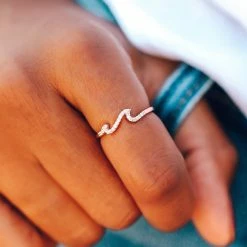 Pura Vida Bracelets Best Sellers Pave Wave Ring