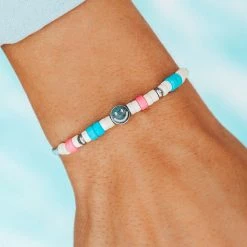 Pura Vida Bracelets Happy Face Beaded Bracelet Trending On TikTok