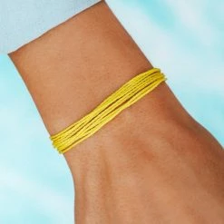 Pura Vida Bracelets Trending On TikTok Happy Yellow
