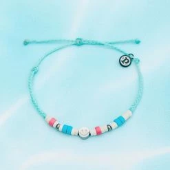 Pura Vida Bracelets Happy Face Beaded Bracelet Trending On TikTok