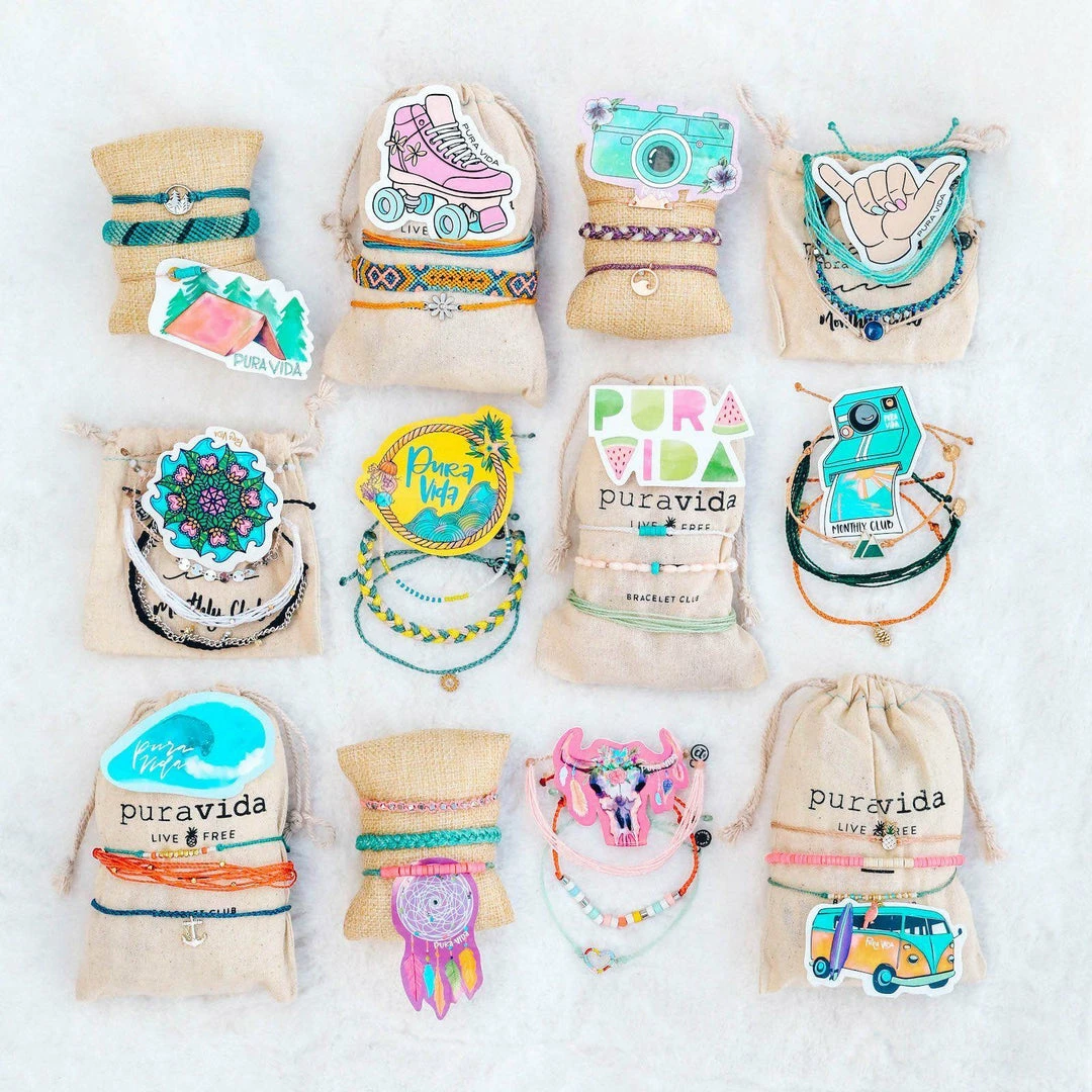 Promo π Pura Vida Bracelets Best Sellers Pura Vida 6-Month Rebillable Bracelet Subscription (Billed Every 6 Months) β¨ 3 Pura Vida Bracelets Best Sellers Pura Vida 6-Month Rebillable Bracelet Subscription (Billed Every 6 Months)