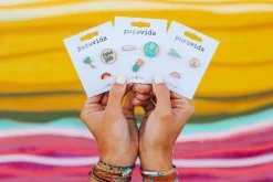 Pura Vida Bracelets Best Sellers Surf Check Pin Set