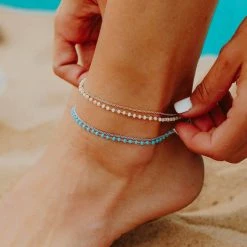 Pura Vida Bracelets Beaded Chain Anklet Best Sellers
