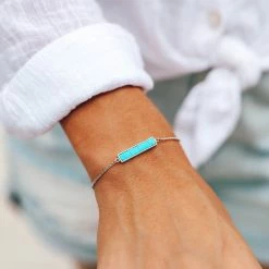 Pura Vida Bracelets Stone ID Bracelet