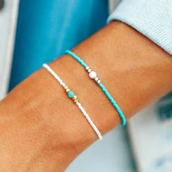 Pura Vida Bracelets Jewelry Gem & Tube Seed Bead