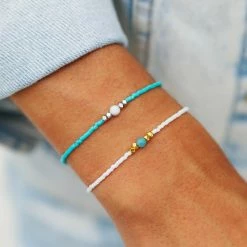 Pura Vida Bracelets Jewelry Gem & Tube Seed Bead