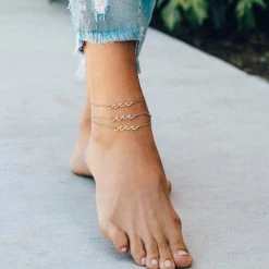 Pura Vida Bracelets Best Sellers Delicate Wave Anklet
