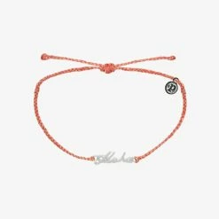 Pura Vida Bracelets Aloha Script Charm