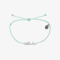 Pura Vida Bracelets Aloha Script Charm